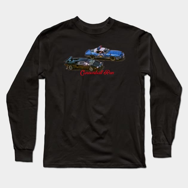 CANNONBALL RUN Long Sleeve T-Shirt by Cult Classics